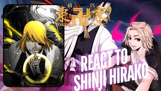 Tokyo revengers react to takemichi as shinji hirako  ichigo kurosaki  Bleach  Gacha life [upl. by Aiekram]