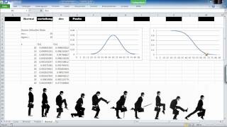 Normalverteilung und ihre Berechnung in Excel 2010 [upl. by Ozne]