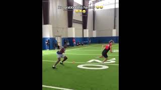 Bro is NOT getting the offer… collegefootball youtubeshorts football footballshorts [upl. by Hemingway74]