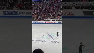 Ilia Malinin quad axel figureskate worldfigureskatingchampionships [upl. by Ladin186]