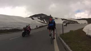 Grossglockner Aufstieg mit Fahrrad bis EdelweißSpitze [upl. by Llehsyt]