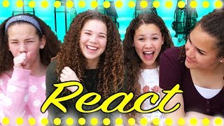 Haschak Sisters REACT quotLets Dancequot by MattyBRaps [upl. by Kery326]