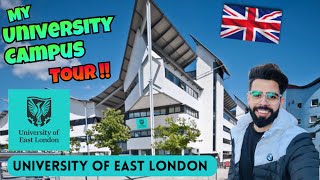 My University Campus Tour  University of East London  UK University Campus  International Student [upl. by Jeu76]