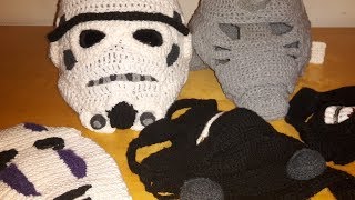 Crochet cosplay helmetmask [upl. by Johst]