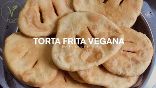 TORTAS FRITAS sin grasa  VEGANAS  muy fácil [upl. by Naicad]