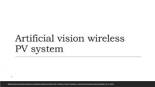 Wireless Communication Solutions for Optimized MPPT in Solar PV Systems [upl. by Aicinet]