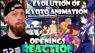 Evolution of Kyoto Animation with Openings Reaction [upl. by Travis377]