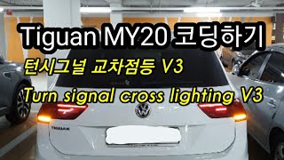 Tiguan MY20 obdeleven 턴시그널 교차점등 V3 [upl. by Bock]