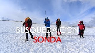 Rescate avalancha con SONDA [upl. by Anawt]