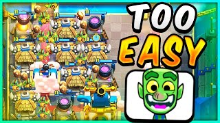 EASIEST DECK in CLASH ROYALE HISTORY JUST GOT BETTER [upl. by Atoiganap]