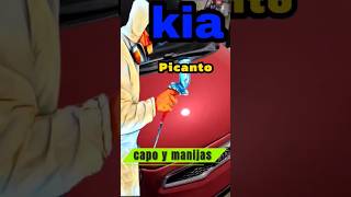 Kia Picanto automobile cm pinturaautomotriz pintura viralshort cm taller details [upl. by Prissie323]