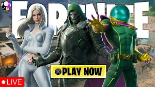 🔴LIVE  NEW Fortnite Season 4 OUT NOW NEW Battle Pass Map amp More [upl. by Jaye66]