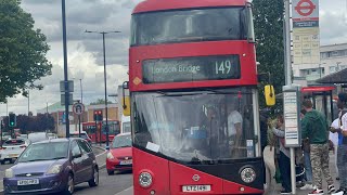 Shabby FRV  TFL Bus Route 149 Edmonton Green  London Bridge  LTZ 1491 The NB4L  Arriva [upl. by Ettelohcin978]