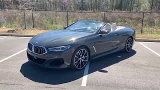 2019 BMW M850i Convertible Walk Around [upl. by Esiuqram]