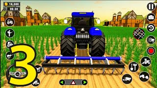 Tractor Farming Games Sim 3D Gameplay Walkthrough Part 3  iOS Android [upl. by Aikahc]