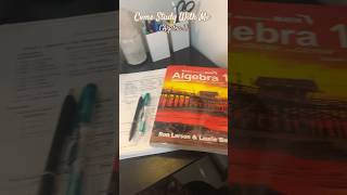 Come study with me  Algebra 1  9th grade high school [upl. by Brawley]