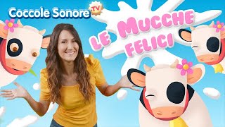 La canzone delle Mucche Felici  Balliamo con Greta  Canzoni per bambini di CoccoleSonore [upl. by Danielson]