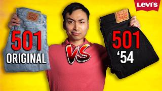 Which Jean Is Better  Levis 501 Original vs 501 54 [upl. by Aveneg]