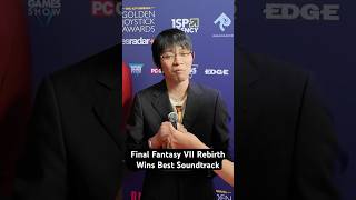 Naoki Hamaguchi Accepts Award for Best Soundtrack for Final Fantasy VII Rebirth [upl. by Dniren]