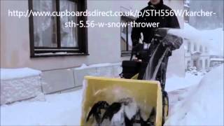 Karcher STH 556 W Snow Thrower  Cupboards Direct Ltd [upl. by Azer]