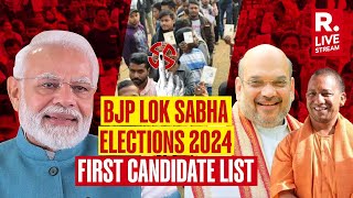 BJP Releases First List For Lok Sabha Polls  BJP Candidates List  Elections 2024 [upl. by Novaat]