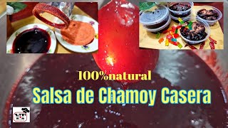 Salsa de Chamoy para Escarchar Enchilar gomitas y frutas Chamoy casero paso a paso [upl. by Denyse828]