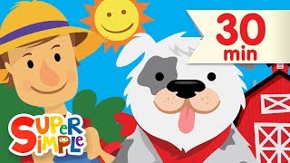 BINGO  More  Top Kids Songs and Nursery Rhymes  Super Simple Songs [upl. by Neelon]