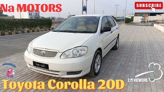 Toyota Corolla 2OD Model 2003 Review Price Specs amp Features [upl. by Anatnas329]