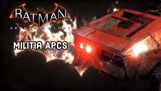 Batman Arkham Knight  How to Find Militia APCs Armored and Dangerous [upl. by Aleac]