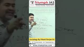 Focus on Syllabus amp PD  Sociology by Vikash Ranjan sir  TriumphIAS upscmotivation upsc ias [upl. by Zilvia]