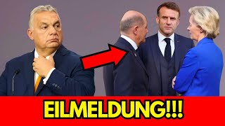 🚨 Der Moment als Ursula Scholz und Macron erkannten dass Viktor Orbán es ernst meinte [upl. by Essirehs]