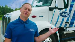 Peterbilt Model 579EV Electric Truck WalkAround [upl. by Tik]