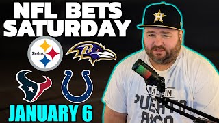 Week 18 NFL Saturday Bets  Kyle Kirms Picks amp Predictions  The Sauce Network  January 6 [upl. by Lannie]