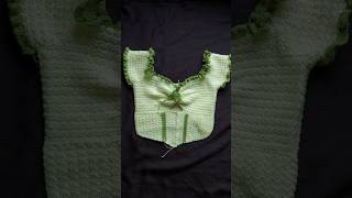 Crochet Victorian Corset Top 💚🍀 shorts crochet [upl. by Froehlich773]