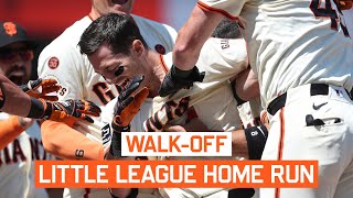 Giants Win on Crazy WalkOff Little League Home Run  San Francisco Giants Highlights [upl. by Squires]