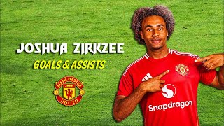 Joshua Zirkzee  All 19 Goals amp Assists 20232024 [upl. by Aehtela]