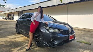 รีวิว HONDA CITY EHEV RS สีเทาเมทิเออรอยด์ 799000 BYเซลล์เมล์โคราช [upl. by Ahsaelat931]