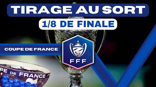 🔴 TIRAGE au SORT COUPE de FRANCE 8èmes de FINALE 🔴🏆 18 CDF 2023 2024 Direct Live Stream [upl. by Klump]