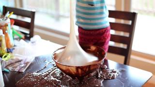 Chocolate Stretchy Slime Bubble [upl. by Adiv]