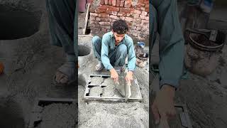 making Useful Cement Products shorts diy cementprojectsyoutubeshorts satisfying [upl. by Marder]