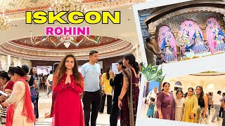 ISKCON TEMPLE ROHINI SECTOR  25  Newly opened ISKCON in Delhi  Hare krishna  Radhe radhe 🙏 [upl. by Monica]