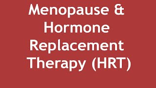 Menopause amp Hormone Replacement Therapy HRT  Dr Shikha Parmar [upl. by Gan]