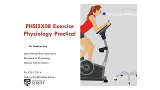 1 PHSI2X08 Exercise Physiology  Introduction [upl. by Sirois]