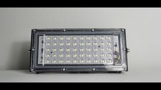 50w Led Flood Light  Can This Be Used For Youtube Lighting [upl. by Muhcon899]