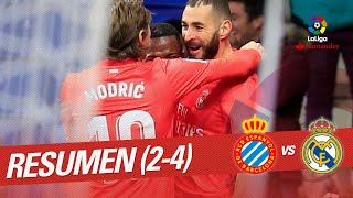 Resumen de RCD Espanyol vs Real Madrid 24 [upl. by Lilli]