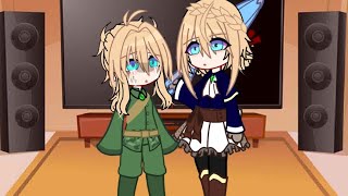 Past Violet Evergarden Characters React to Future 🌼 EspEng [upl. by Kciredes158]