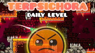 quotTERPSICHORAquot 100 Harder Daily Level Geometry Dash [upl. by Annawaj]