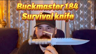 Buckmaster 184 survival knife🤩 [upl. by Dagall370]