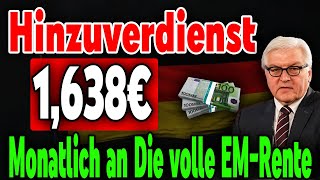 Volle Erwerbsminderungsrente Ist ein Hinzuverdienst bis 1638€ pro Monat anrechnungsfrei [upl. by Anirt590]