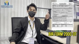 What is BIR FORM 2000OT [upl. by Sunday676]